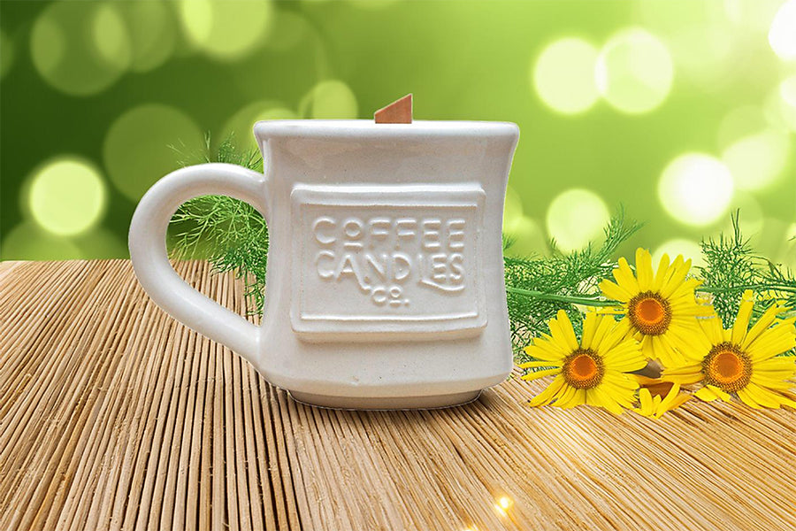 Chamomile Coffee Mug Candle