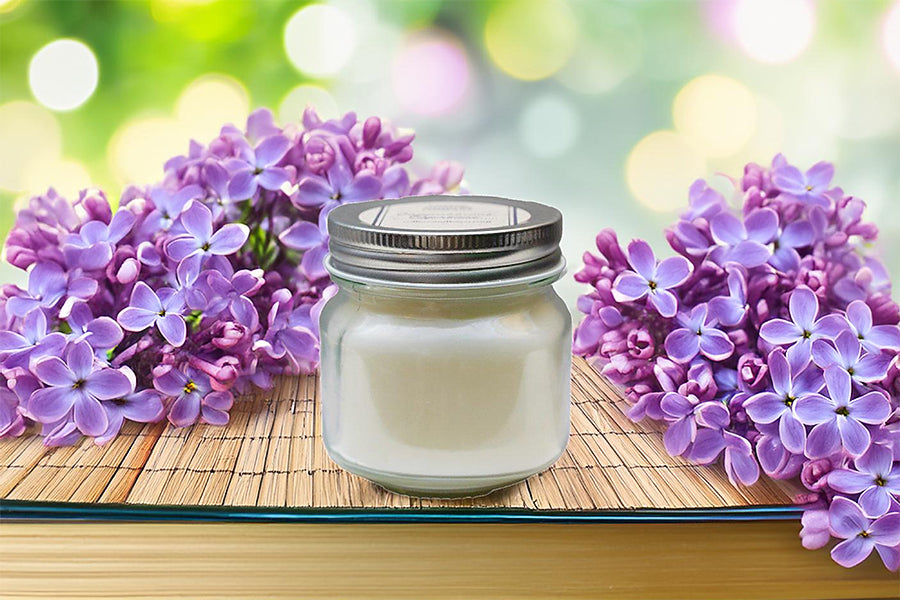 French Lilac Mason Jar Candle