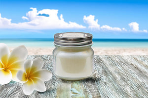 Seaside Plumeria Mason Jar Candle