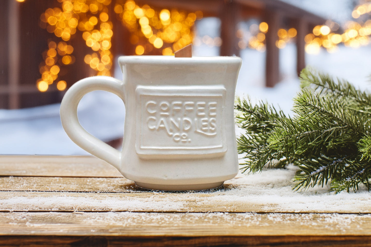 Sweater Weather Coffee Mug Candle