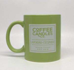 Empty Handmade Coffee Mugs with Waco, Tx on emblem